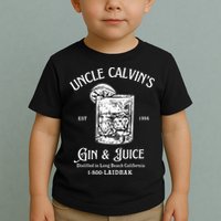 Gin And Juice Est 1994 Distilled In Long Beach California Toddler T-Shirt