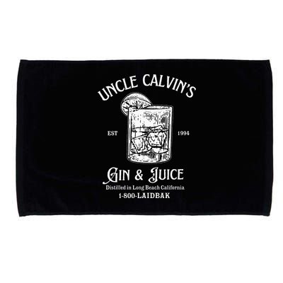 Gin And Juice Est 1994 Distilled In Long Beach California Microfiber Hand Towel