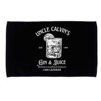 Gin And Juice Est 1994 Distilled In Long Beach California Microfiber Hand Towel