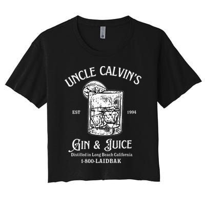 Gin And Juice Est 1994 Distilled In Long Beach California Crop Top