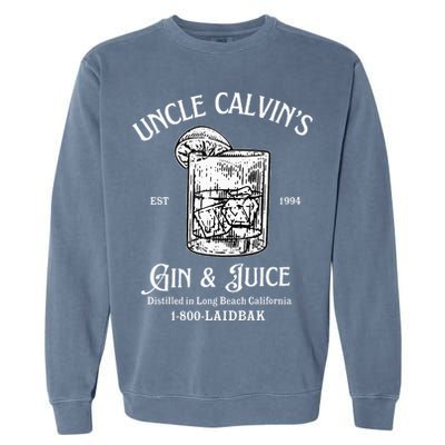 Gin And Juice Est 1994 Distilled In Long Beach California Garment-Dyed Sweatshirt