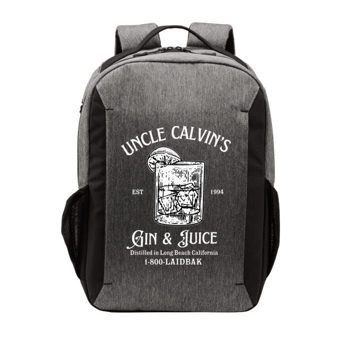 Gin And Juice Est 1994 Distilled In Long Beach California Vector Backpack