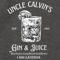 Gin And Juice Est 1994 Distilled In Long Beach California Vector Backpack