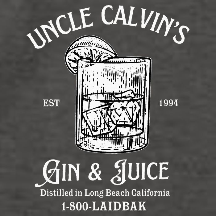 Gin And Juice Est 1994 Distilled In Long Beach California Vector Backpack