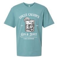 Gin And Juice Est 1994 Distilled In Long Beach California Sueded Cloud Jersey T-Shirt