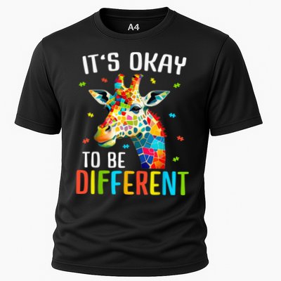 Giraffe Acceptance kid boy girl Its Ok To Be Different Performance Shirt