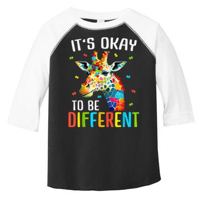 Giraffe Acceptance kid boy girl Its Ok To Be Different Toddler Fine Jersey T-Shirt