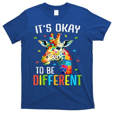 Giraffe Acceptance kid boy girl Its Ok To Be Different T-Shirt