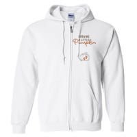 Growing A Little Pumpkin Fall Maternity Thanksgiving Baby Full Zip Hoodie