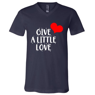 Give A Little Love V-Neck T-Shirt