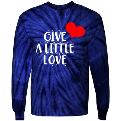 Give A Little Love Tie-Dye Long Sleeve Shirt