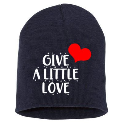 Give A Little Love Short Acrylic Beanie