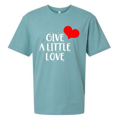 Give A Little Love Sueded Cloud Jersey T-Shirt