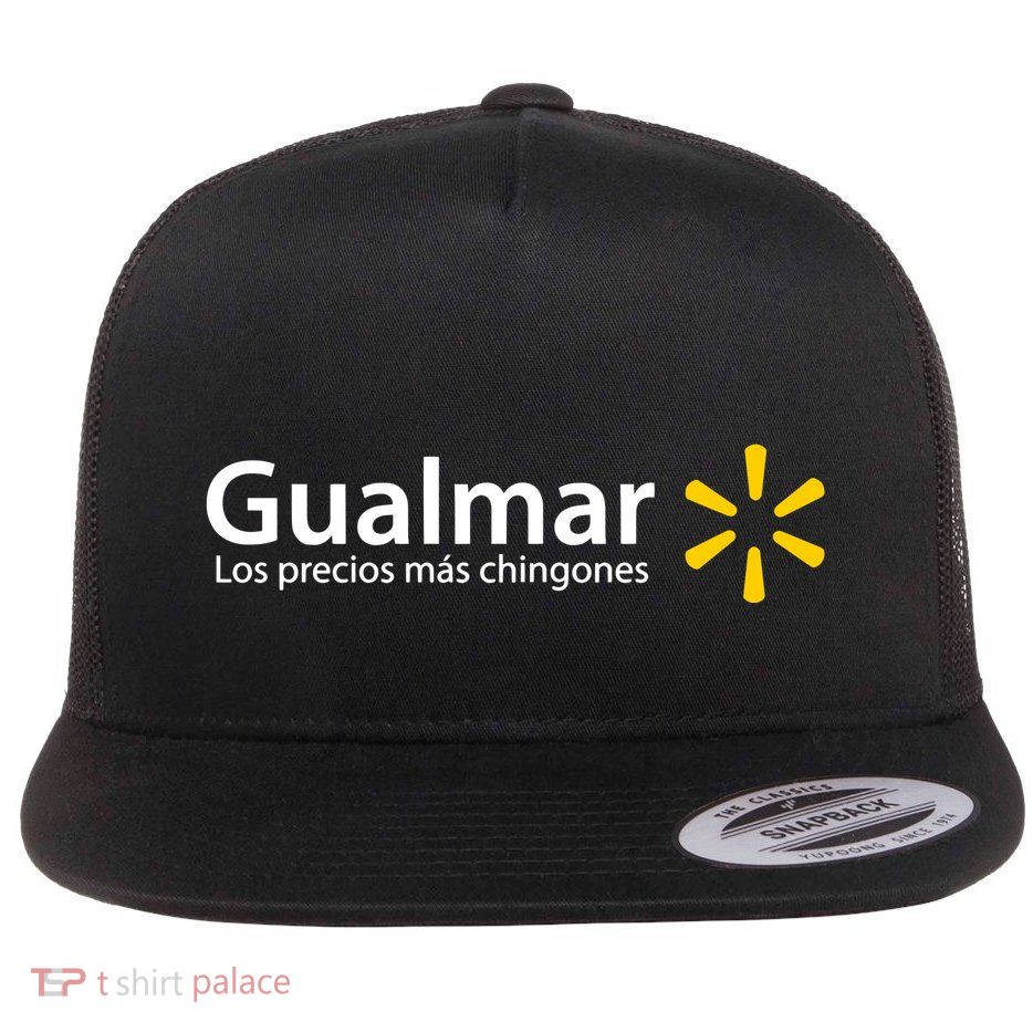 Gualmar Ahorra Lana Vive Chingon Flat Bill Trucker Hat