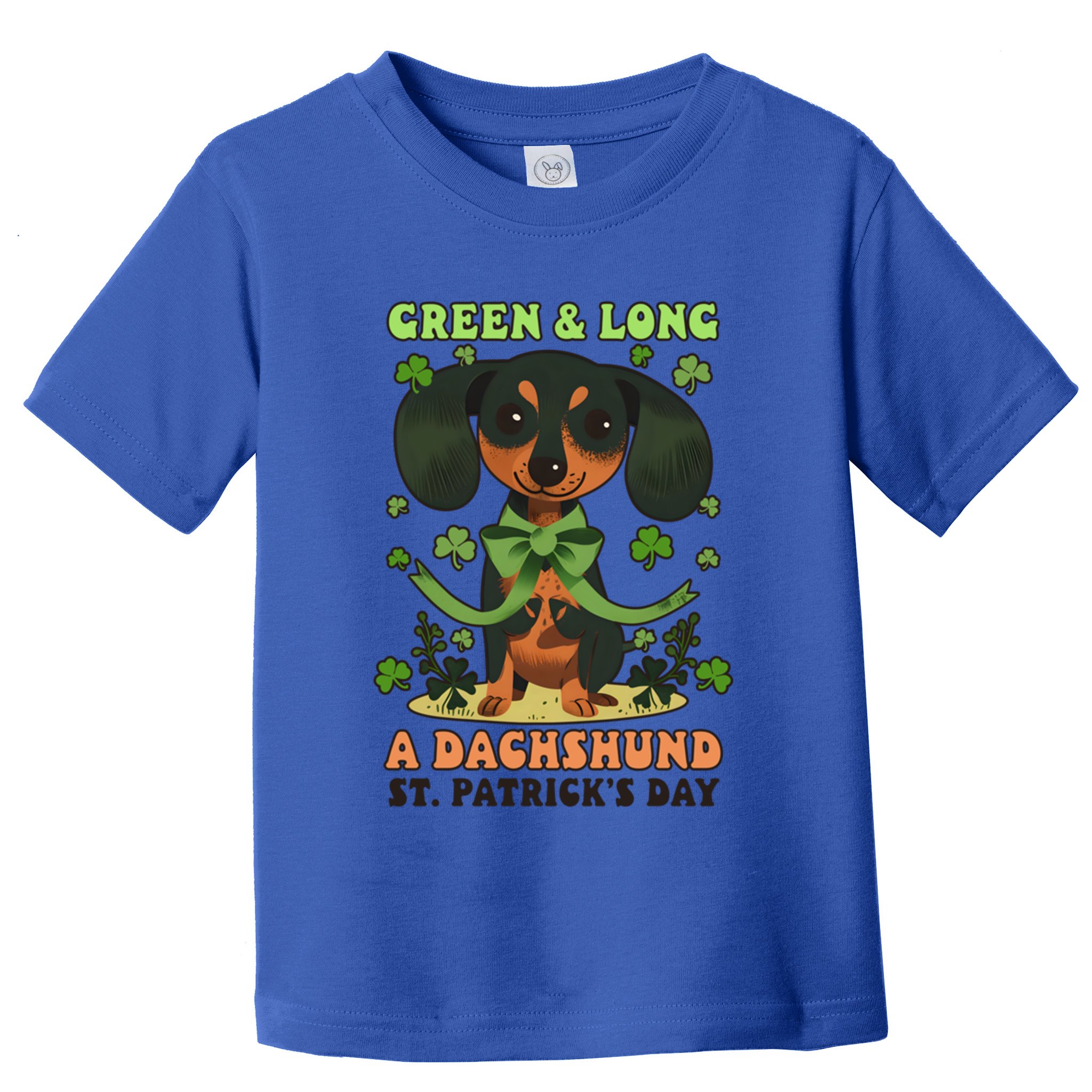 Green And Long: Dachshund Design St Patricks Day Dachshund Gift Toddler T-Shirt