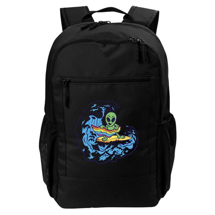 Gay Alien LGBTQ Pride Surfing Backpack