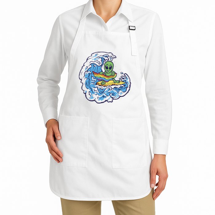 Gay Alien LGBTQ Pride Surfing Apron
