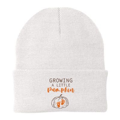 Growing A Little Pumpkin Pregnancy Reveal Thanksgiving Funny Beanie
