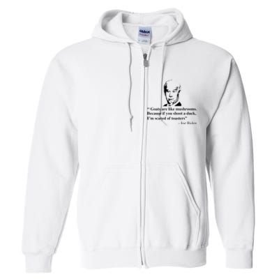 Goats Are Like Mushrooms Funny Joe Biden Full Zip Hoodie