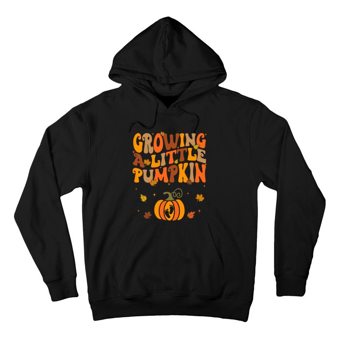 Growing A Little Pumpkin Thanksgiving Pregnancy Hoodie