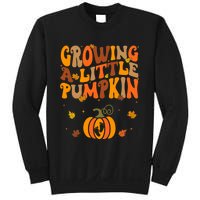 Growing A Little Pumpkin Thanksgiving Pregnancy Sweatshirt