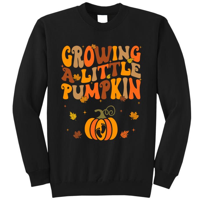 Growing A Little Pumpkin Thanksgiving Pregnancy Sweatshirt