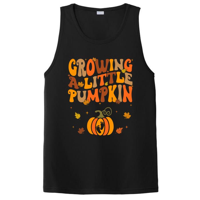 Growing A Little Pumpkin Thanksgiving Pregnancy PosiCharge Competitor Tank