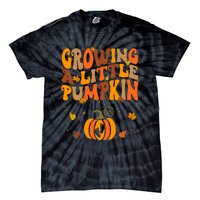 Growing A Little Pumpkin Thanksgiving Pregnancy Tie-Dye T-Shirt