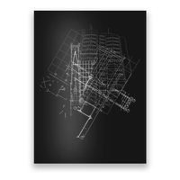 Graphic Abstract Lines Gift Design Idea Architecture Poster