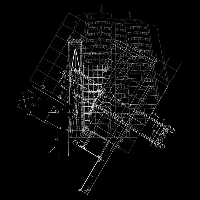 Graphic Abstract Lines Gift Design Idea Architecture Poster