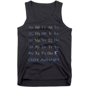 Greek Alphabet Letters Tank Top