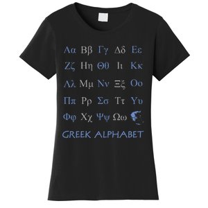 Greek Alphabet Letters Women's T-Shirt