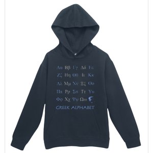 Greek Alphabet Letters Urban Pullover Hoodie