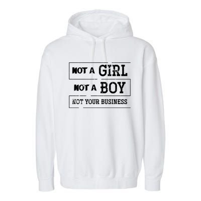 Genderfluid Agender Lgbt Pride Month Gift Non Binary Meaningful Gift Garment-Dyed Fleece Hoodie