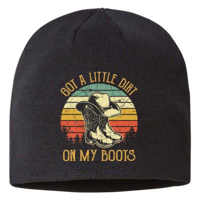 Got A Little Dirt On My Boots Country Music Lover Sustainable Beanie