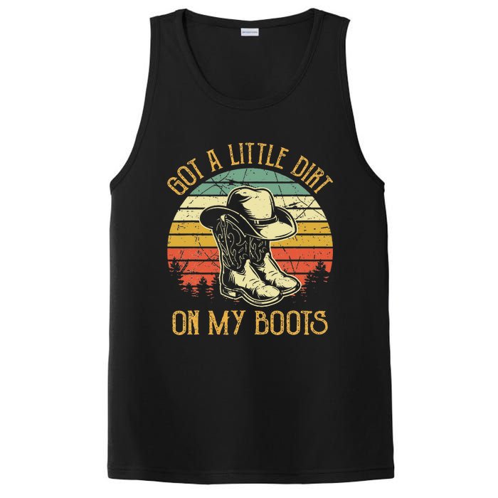 Got A Little Dirt On My Boots Country Music Lover PosiCharge Competitor Tank