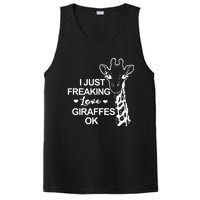 Giraffe Animal Lover PosiCharge Competitor Tank