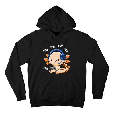 Gamer Axolotl Lover Cute Axolotl Gaming Video Gamer Gifts Hoodie