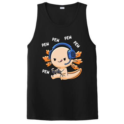 Gamer Axolotl Lover Cute Axolotl Gaming Video Gamer Gifts PosiCharge Competitor Tank