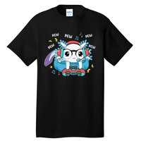 Gamer Axolotl Lover Cute Axolotl Gaming Video Gamer Gifts Tall T-Shirt