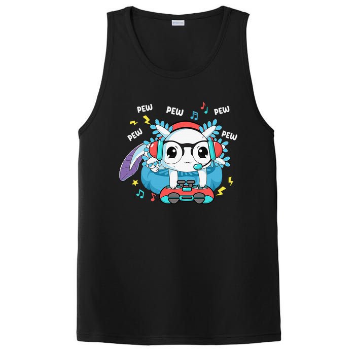 Gamer Axolotl Lover Cute Axolotl Gaming Video Gamer Gifts PosiCharge Competitor Tank