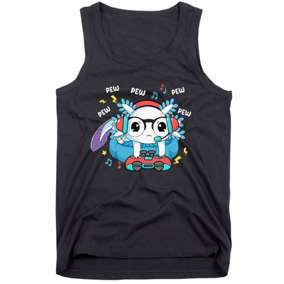 Gamer Axolotl Lover Cute Axolotl Gaming Video Gamer Gifts Tank Top