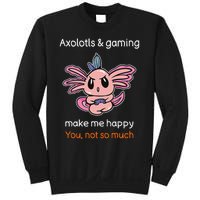 Gamer Axolotl Lover Cute Axolotl Gaming Video Gamer Gift  Sweatshirt