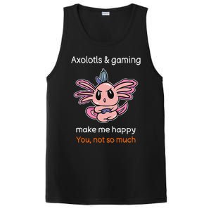 Gamer Axolotl Lover Cute Axolotl Gaming Video Gamer Gift  PosiCharge Competitor Tank