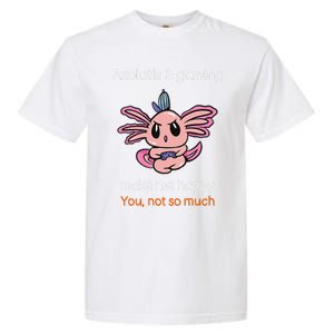 Gamer Axolotl Lover Cute Axolotl Gaming Video Gamer Gift  Garment-Dyed Heavyweight T-Shirt