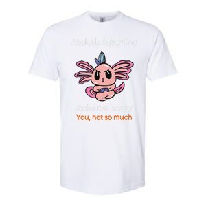 Gamer Axolotl Lover Cute Axolotl Gaming Video Gamer Gift  Softstyle CVC T-Shirt