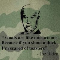 Goats Are Like Mushrooms Funny Joe Biden Quote Legacy Tie Dye Trucker Hat