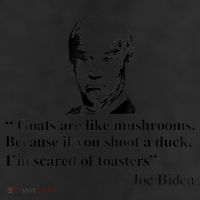 Goats Are Like Mushrooms Funny Joe Biden Quote 11oz C Handle Ceramic Mug