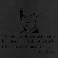 Goats Are Like Mushrooms Funny Joe Biden Quote Golf Towel