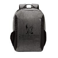 Goats Are Like Mushrooms Funny Joe Biden Quote Vector Backpack